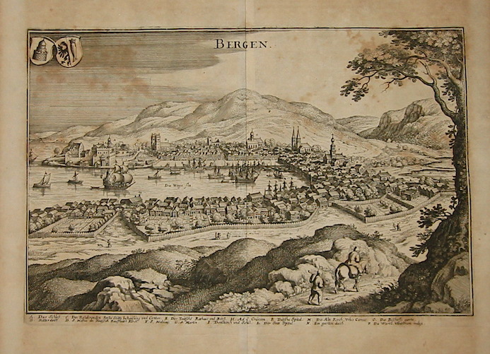 Merian Matthà¤us (1593-1650) Bergen 1649 Francoforte